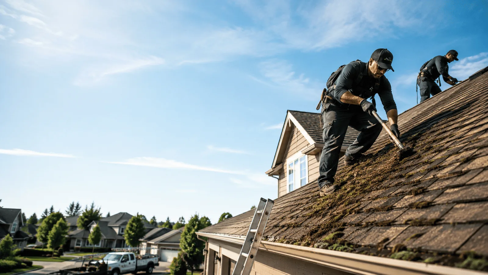 Roof Moss Removal in Leonard, MN near me
